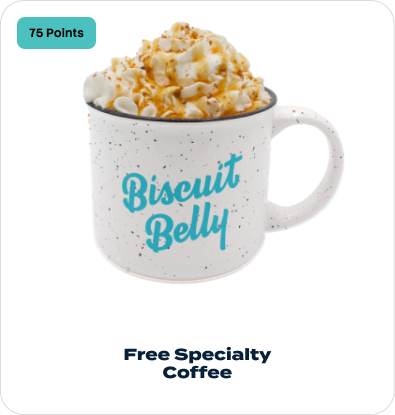 75 Points = Free Specialty Coffee